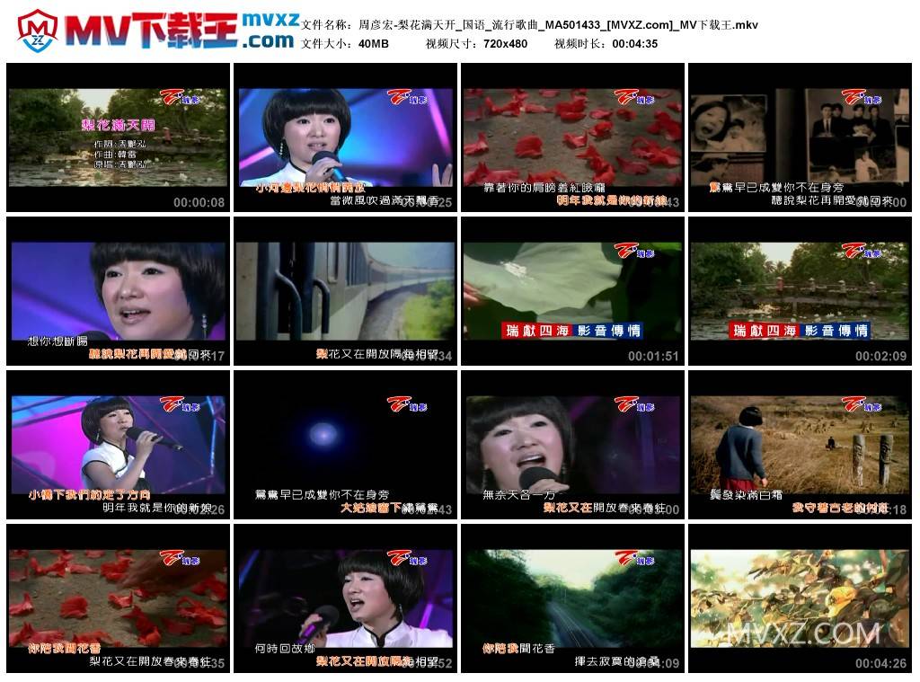 周彦宏-梨花满天开_国语_流行歌曲_MA501433